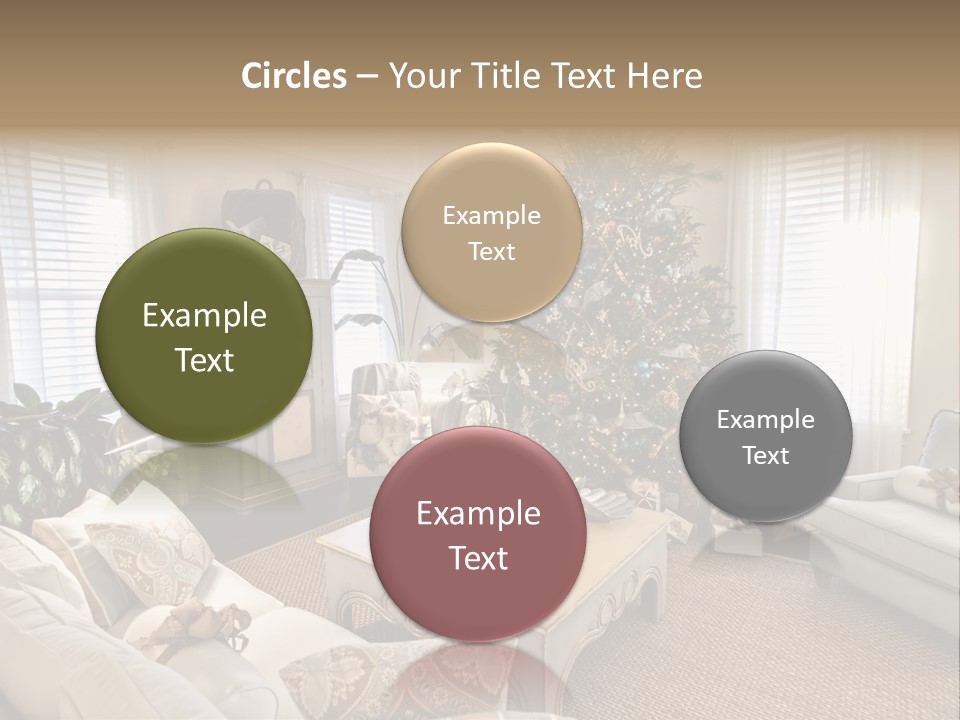 Celebration Caramel Confection PowerPoint Template