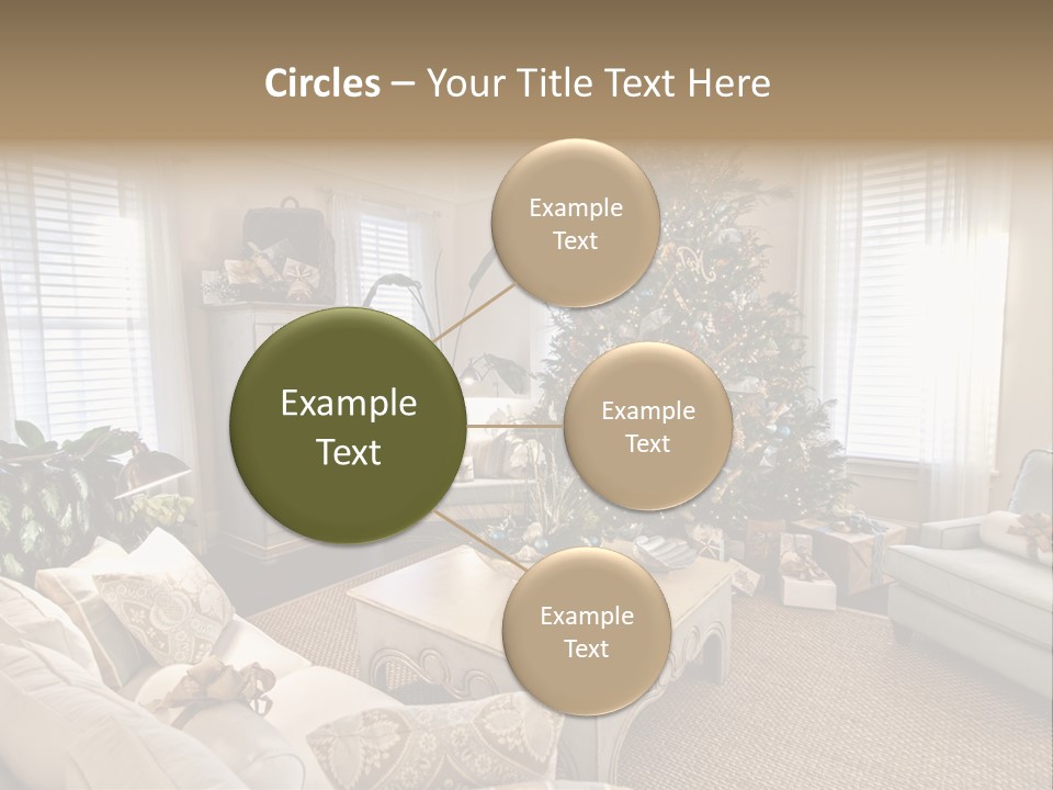 Celebration Caramel Confection PowerPoint Template