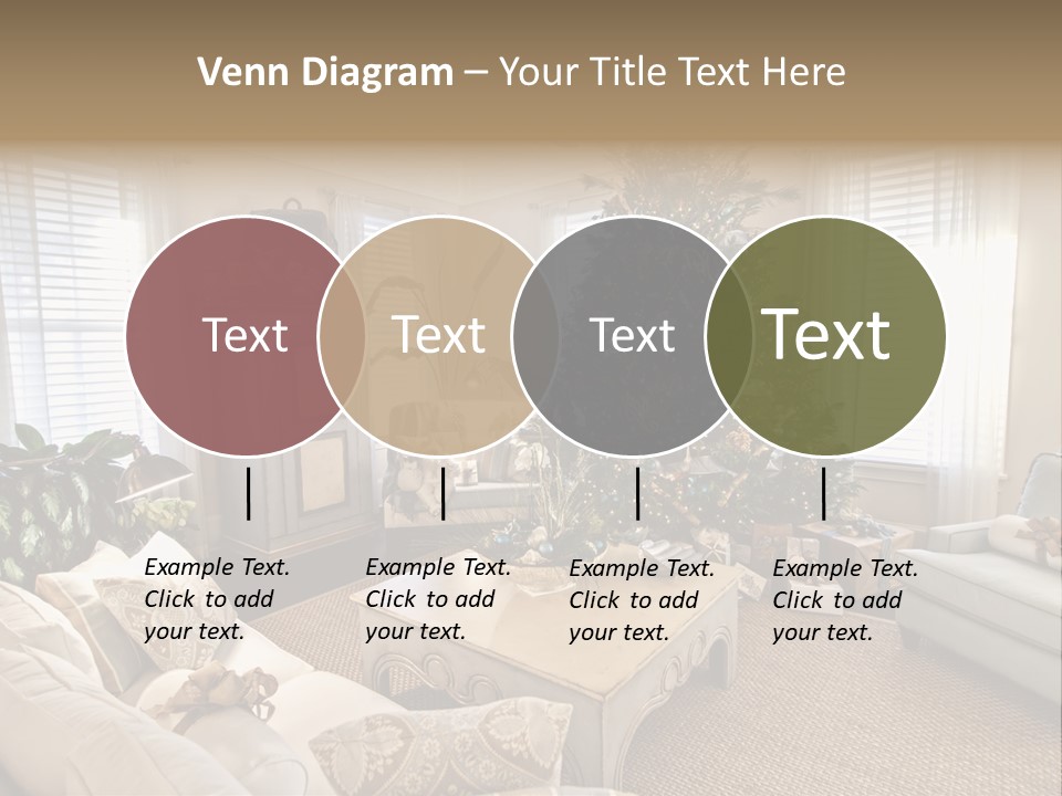 Celebration Caramel Confection PowerPoint Template