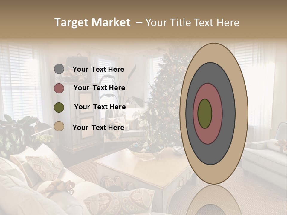 Celebration Caramel Confection PowerPoint Template