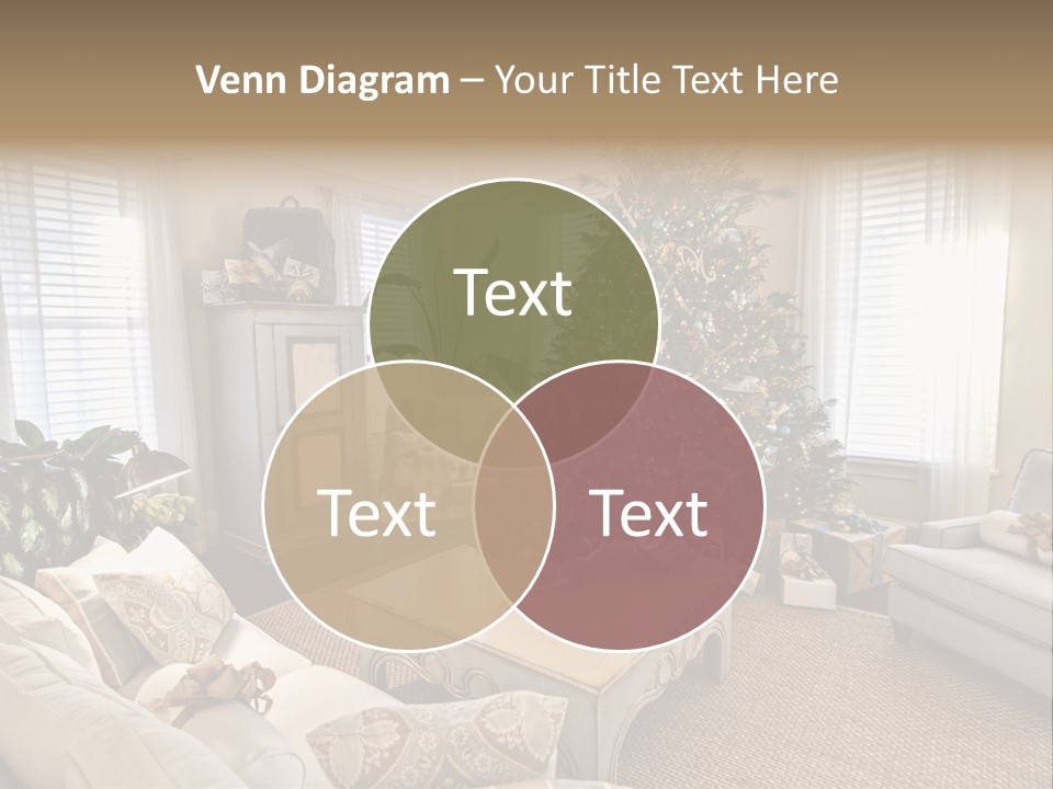 Celebration Caramel Confection PowerPoint Template