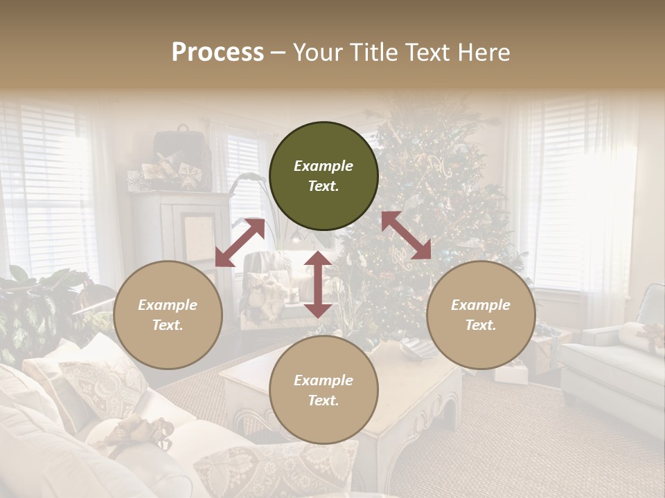 Celebration Caramel Confection PowerPoint Template