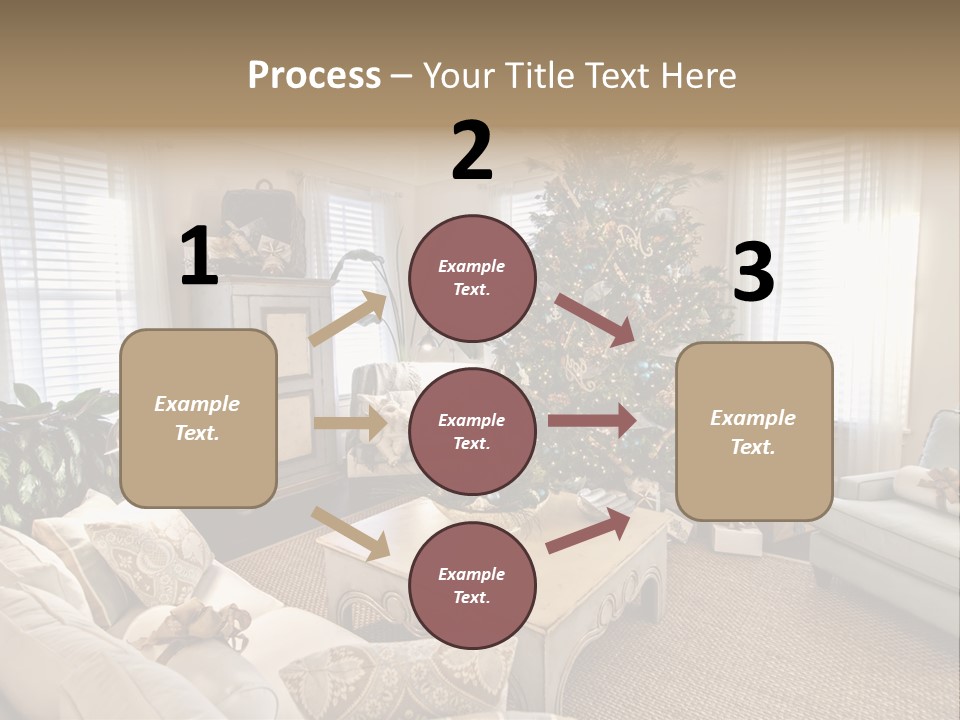 Celebration Caramel Confection PowerPoint Template