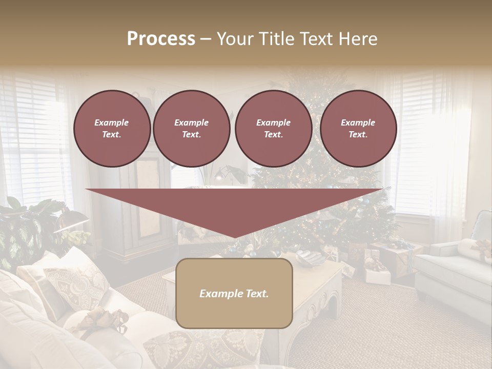 Celebration Caramel Confection PowerPoint Template