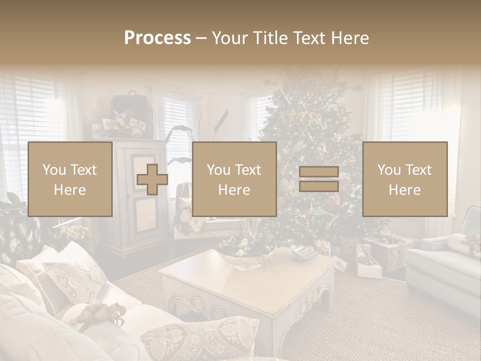 Celebration Caramel Confection PowerPoint Template