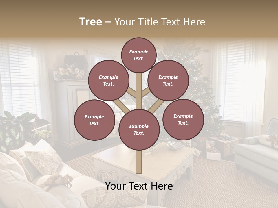 Celebration Caramel Confection PowerPoint Template