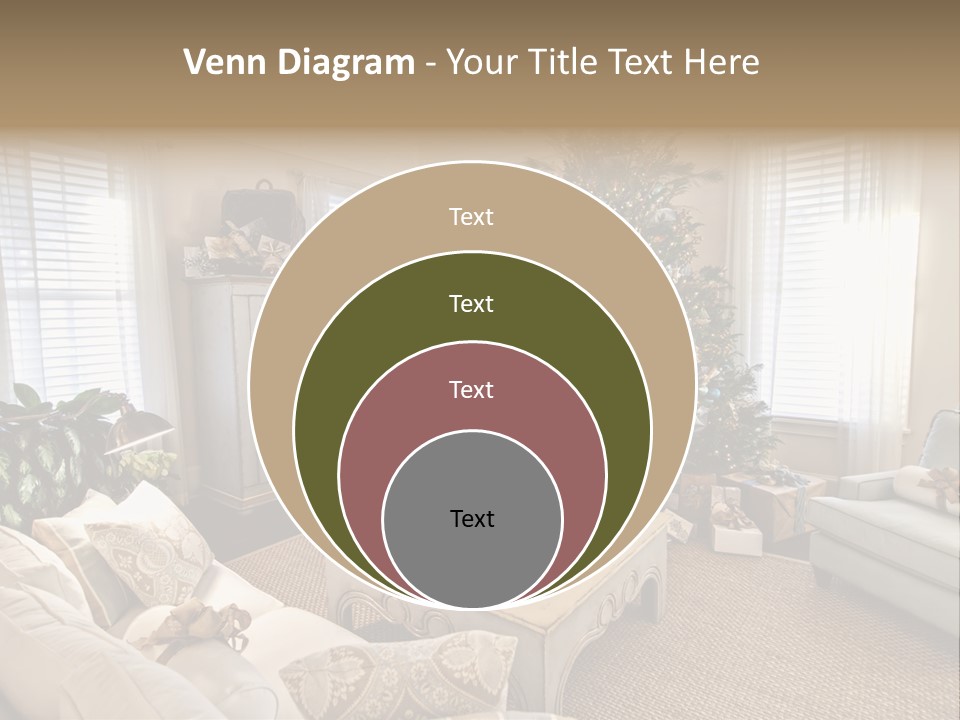 Celebration Caramel Confection PowerPoint Template