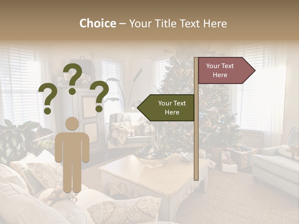 Celebration Caramel Confection PowerPoint Template