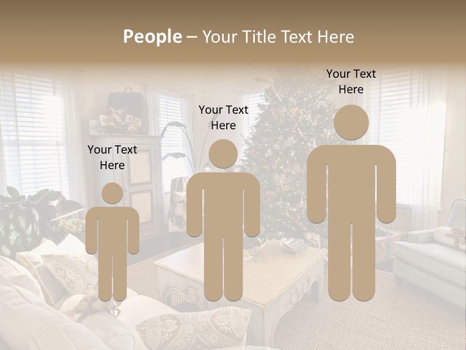 Celebration Caramel Confection PowerPoint Template