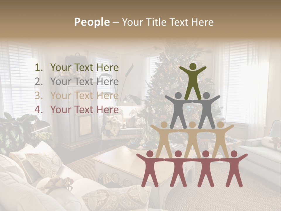 Celebration Caramel Confection PowerPoint Template