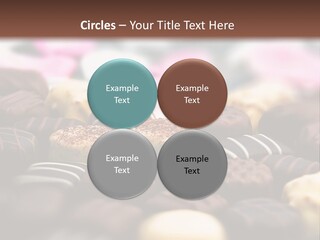 Celebration Caramel Confection PowerPoint Template