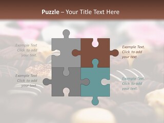 Celebration Caramel Confection PowerPoint Template