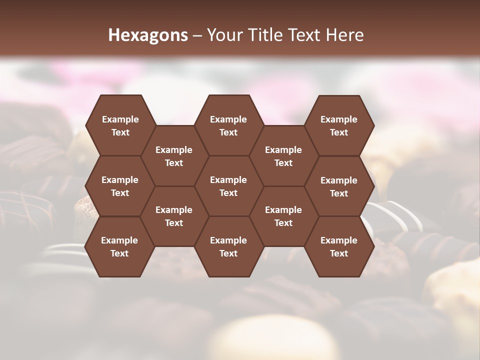 Celebration Caramel Confection PowerPoint Template