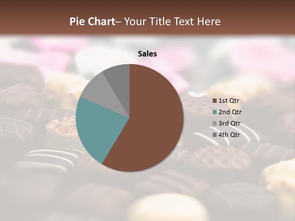 Celebration Caramel Confection PowerPoint Template