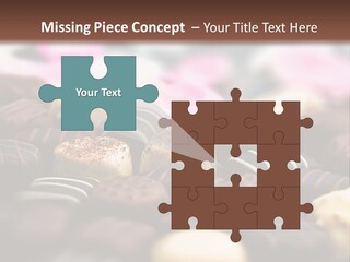 Celebration Caramel Confection PowerPoint Template