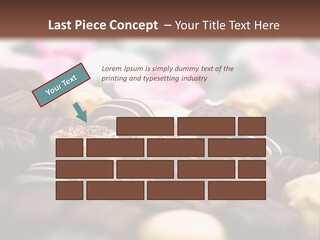 Celebration Caramel Confection PowerPoint Template