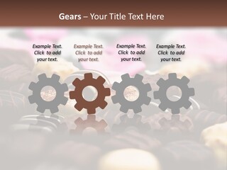 Celebration Caramel Confection PowerPoint Template