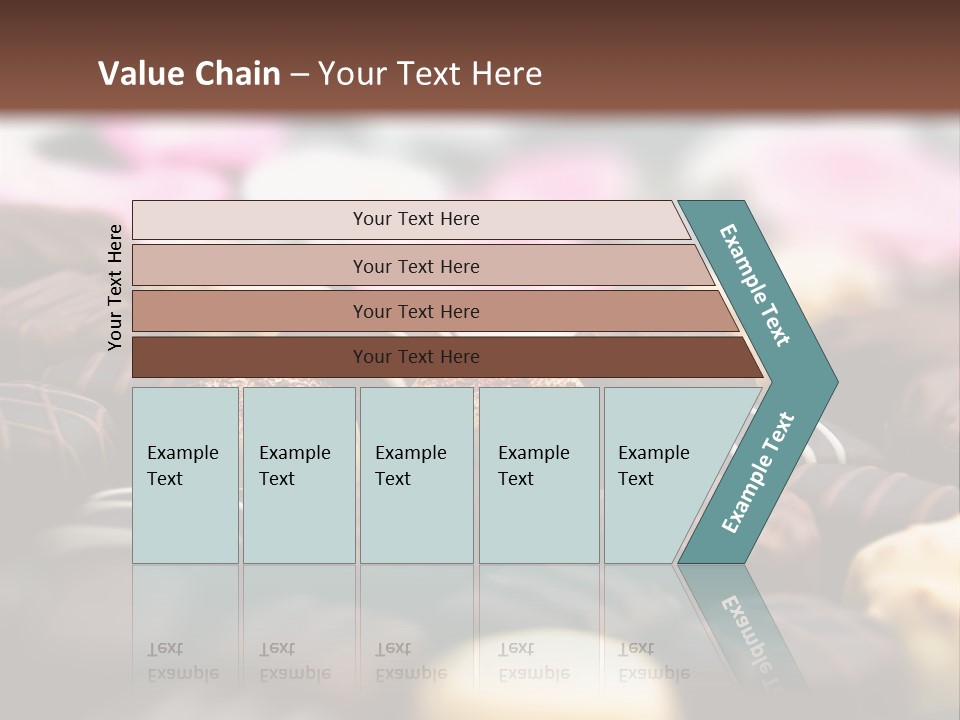 Celebration Caramel Confection PowerPoint Template