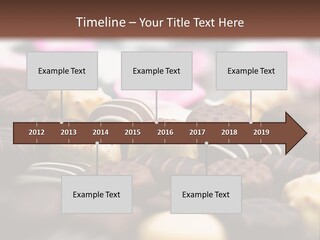 Celebration Caramel Confection PowerPoint Template