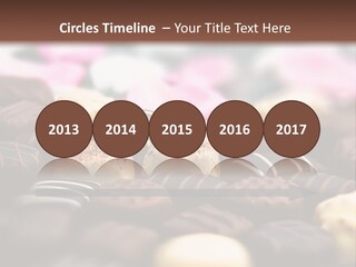 Celebration Caramel Confection PowerPoint Template