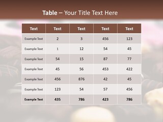 Celebration Caramel Confection PowerPoint Template