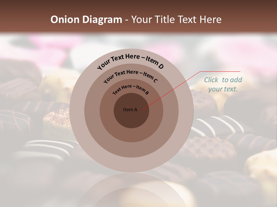 Celebration Caramel Confection PowerPoint Template