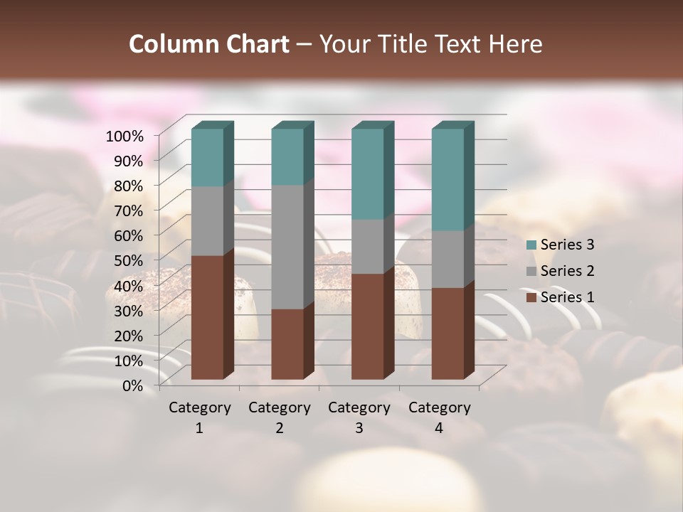 Celebration Caramel Confection PowerPoint Template