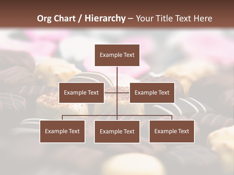 Celebration Caramel Confection PowerPoint Template