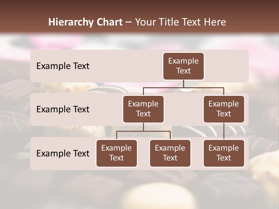 Celebration Caramel Confection PowerPoint Template