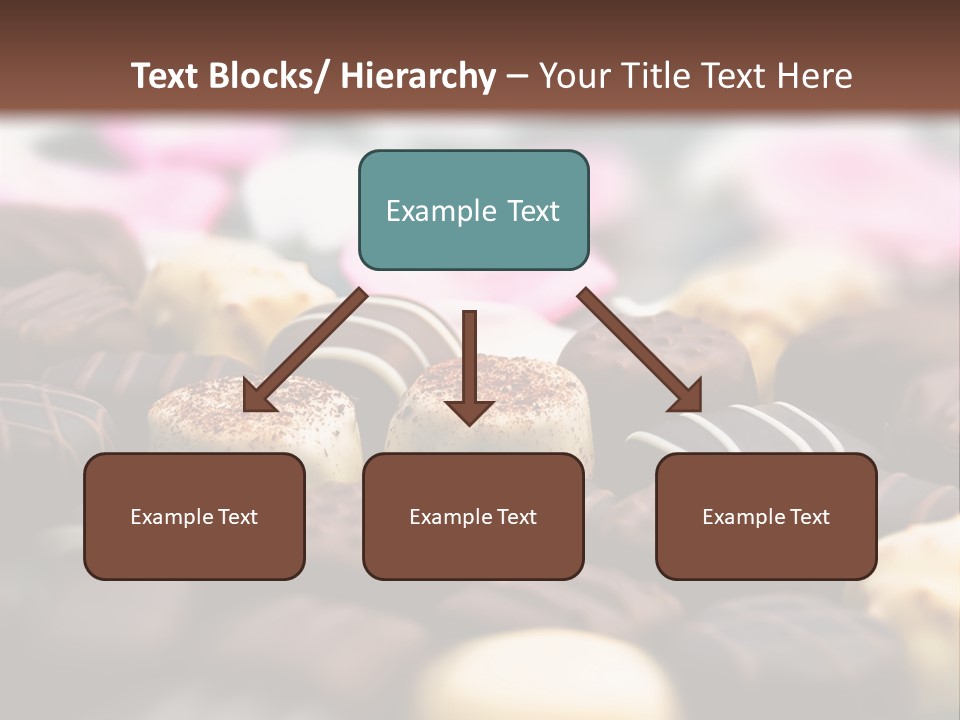 Celebration Caramel Confection PowerPoint Template