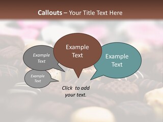 Celebration Caramel Confection PowerPoint Template