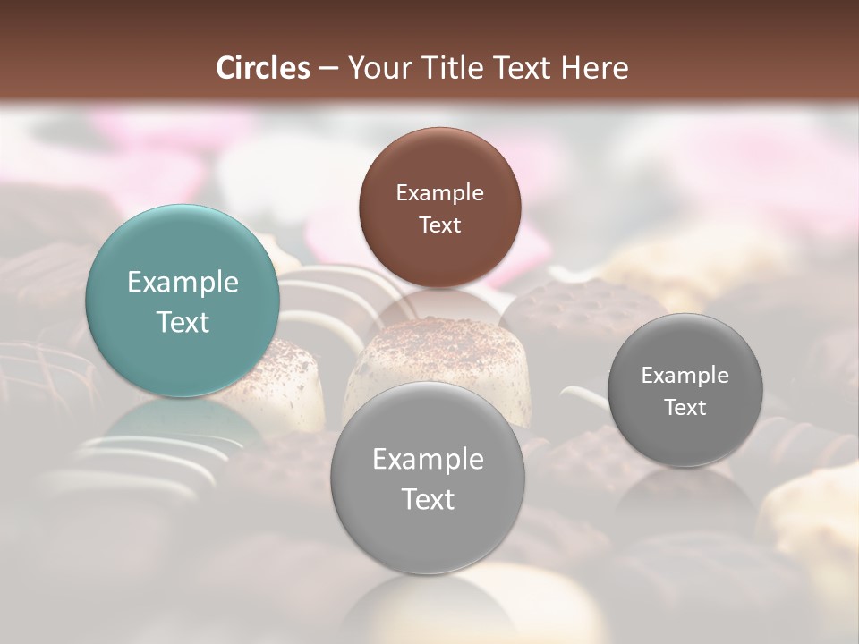 Celebration Caramel Confection PowerPoint Template