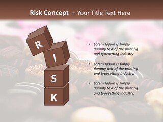 Celebration Caramel Confection PowerPoint Template