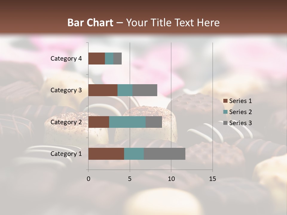 Celebration Caramel Confection PowerPoint Template