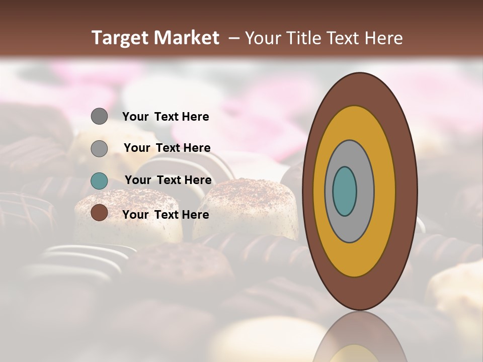 Celebration Caramel Confection PowerPoint Template