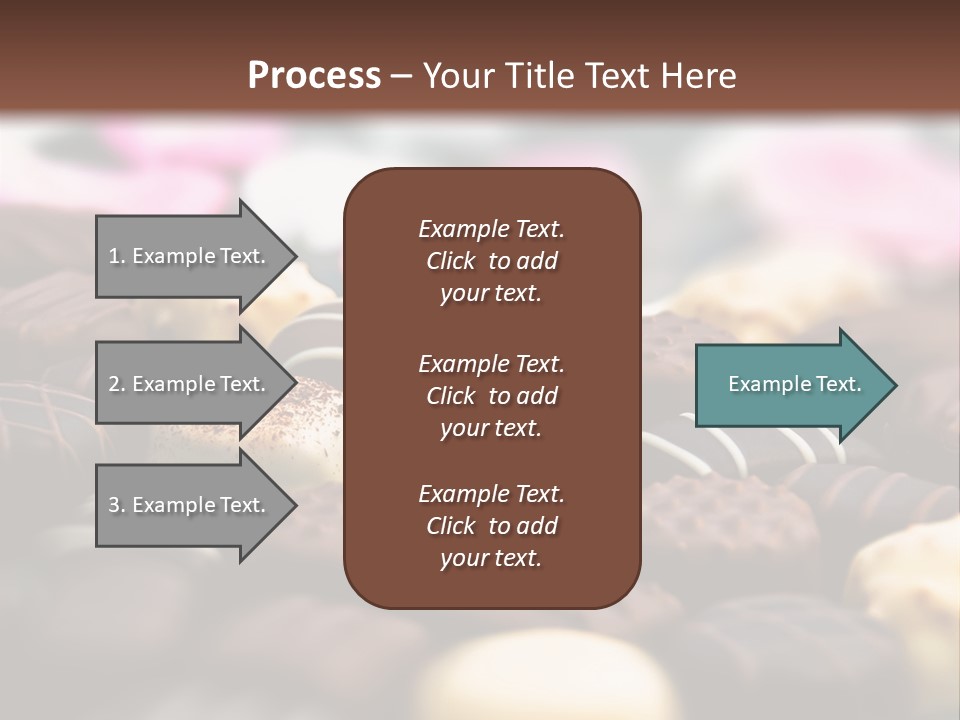 Celebration Caramel Confection PowerPoint Template