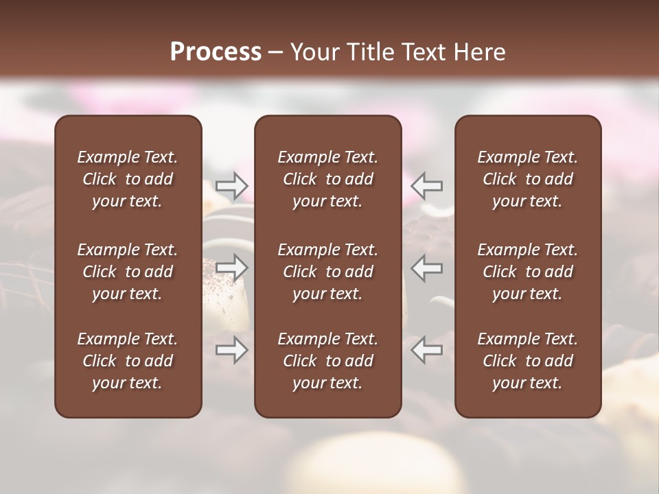 Celebration Caramel Confection PowerPoint Template