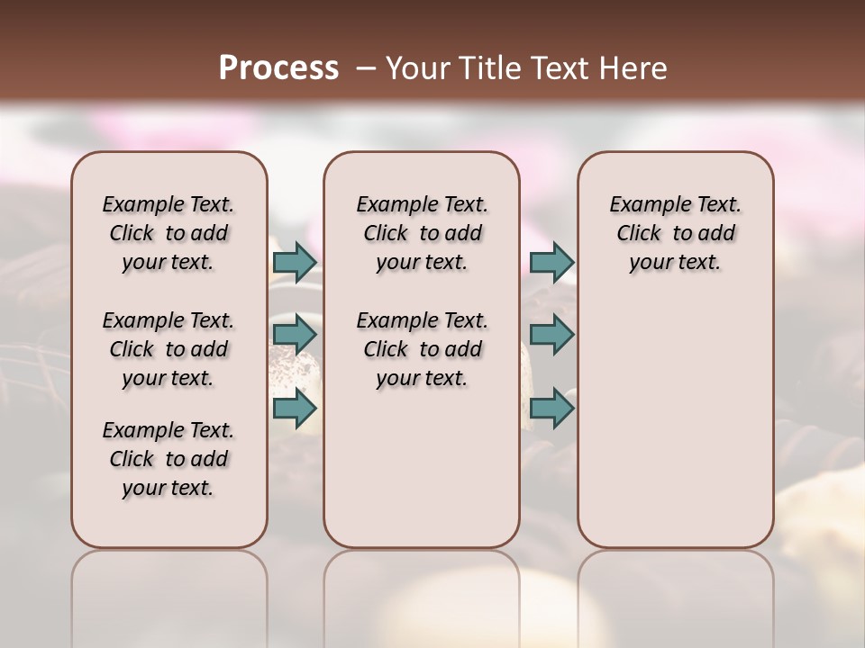 Celebration Caramel Confection PowerPoint Template