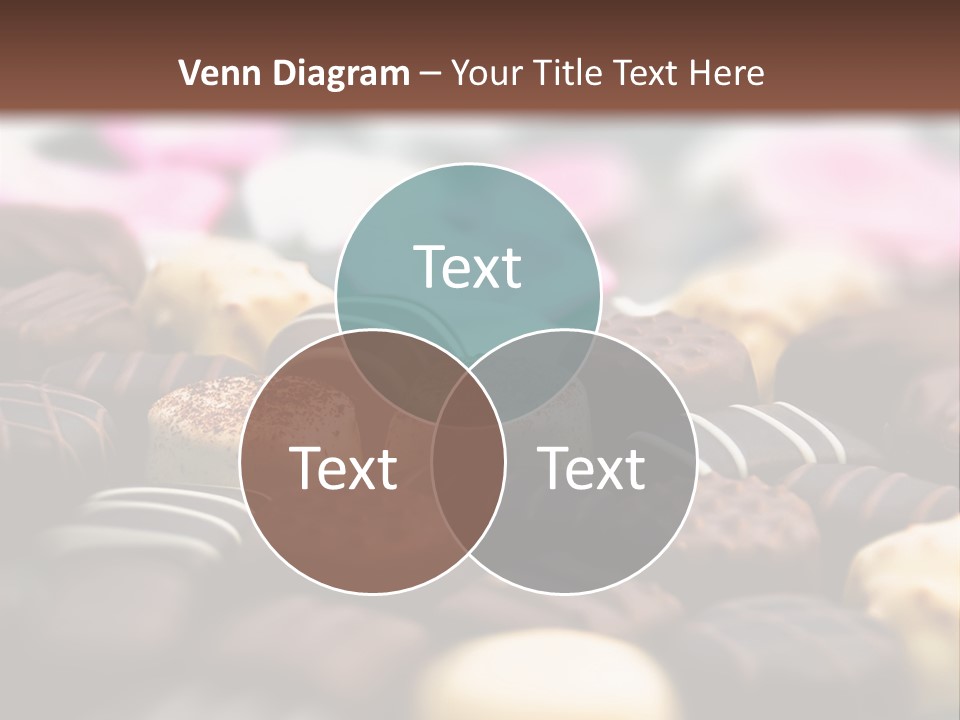 Celebration Caramel Confection PowerPoint Template