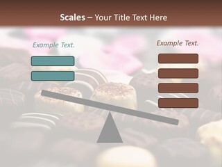 Celebration Caramel Confection PowerPoint Template