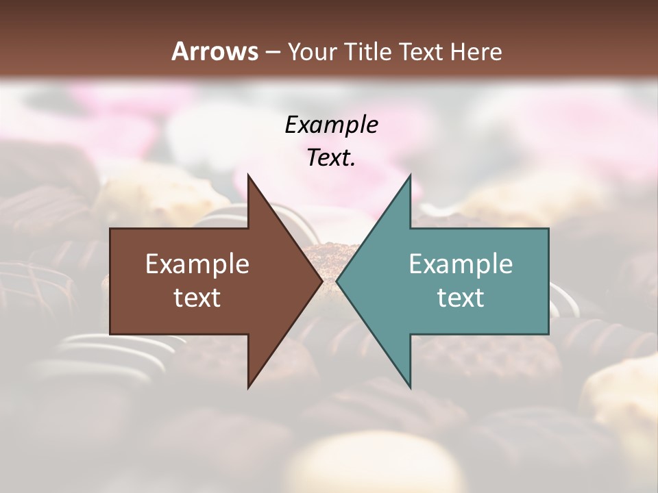 Celebration Caramel Confection PowerPoint Template