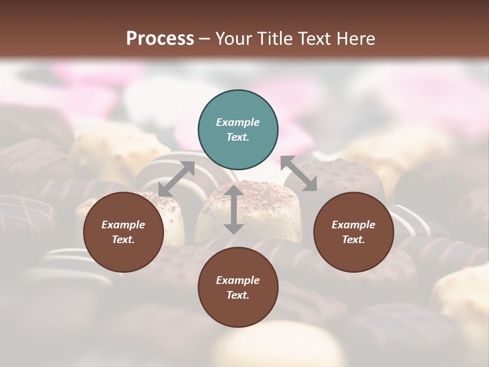 Celebration Caramel Confection PowerPoint Template