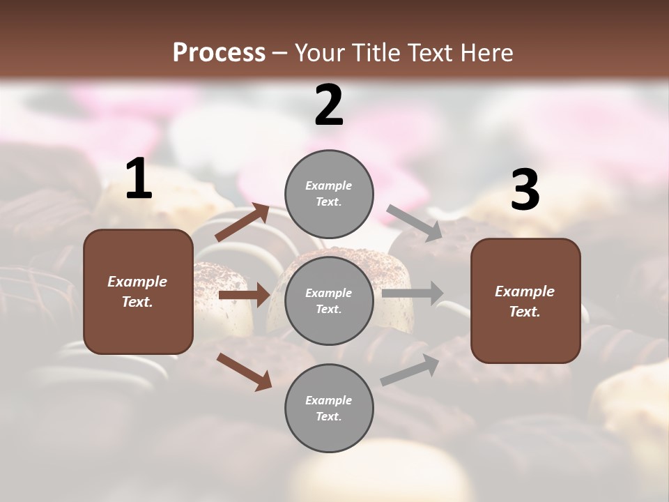 Celebration Caramel Confection PowerPoint Template