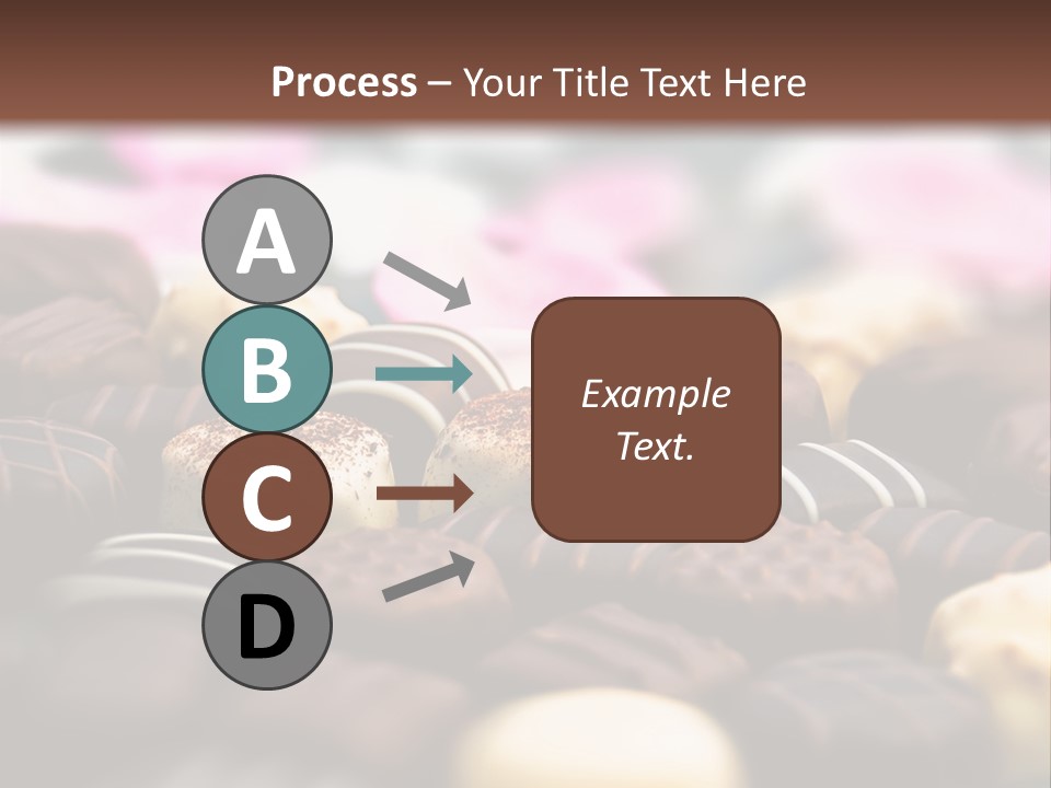 Celebration Caramel Confection PowerPoint Template