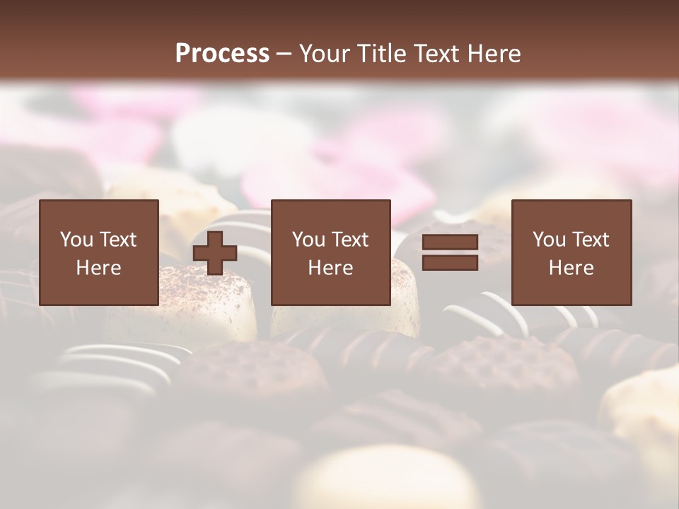 Celebration Caramel Confection PowerPoint Template