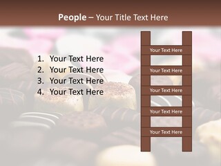 Celebration Caramel Confection PowerPoint Template