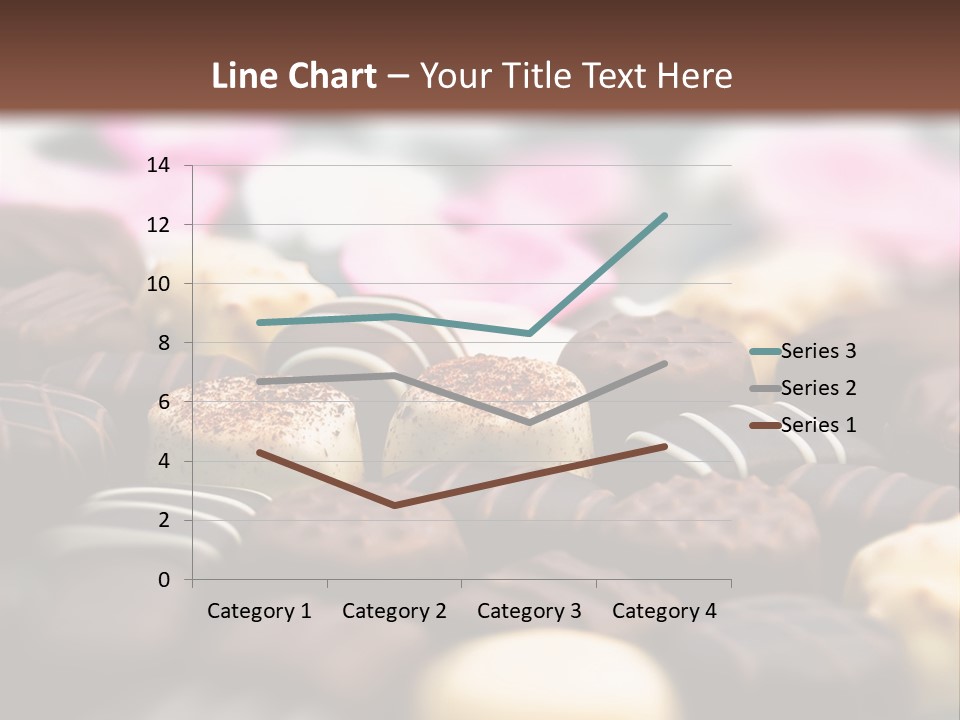 Celebration Caramel Confection PowerPoint Template