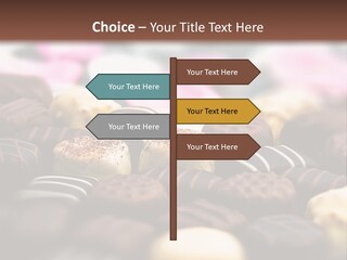 Celebration Caramel Confection PowerPoint Template