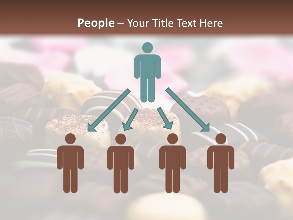 Celebration Caramel Confection PowerPoint Template