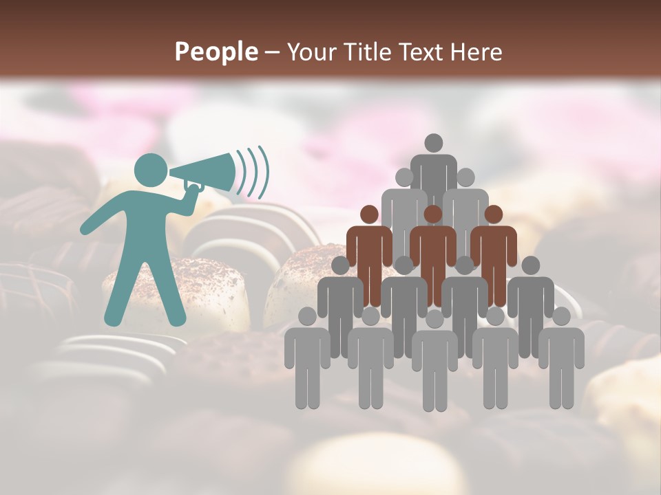 Celebration Caramel Confection PowerPoint Template